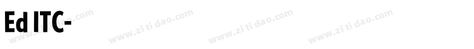 Ed ITC字体转换
